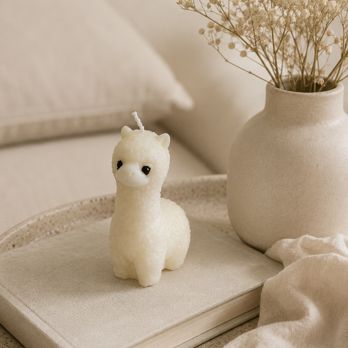 Vela decorativa Alpaca