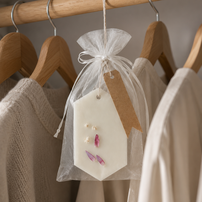 1. Bolsita de organza para ambientador de armario