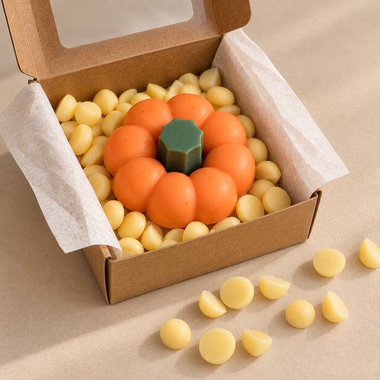 Wax melts XXL Pumpkin Spice de soja con calabaza y bolitas de cera