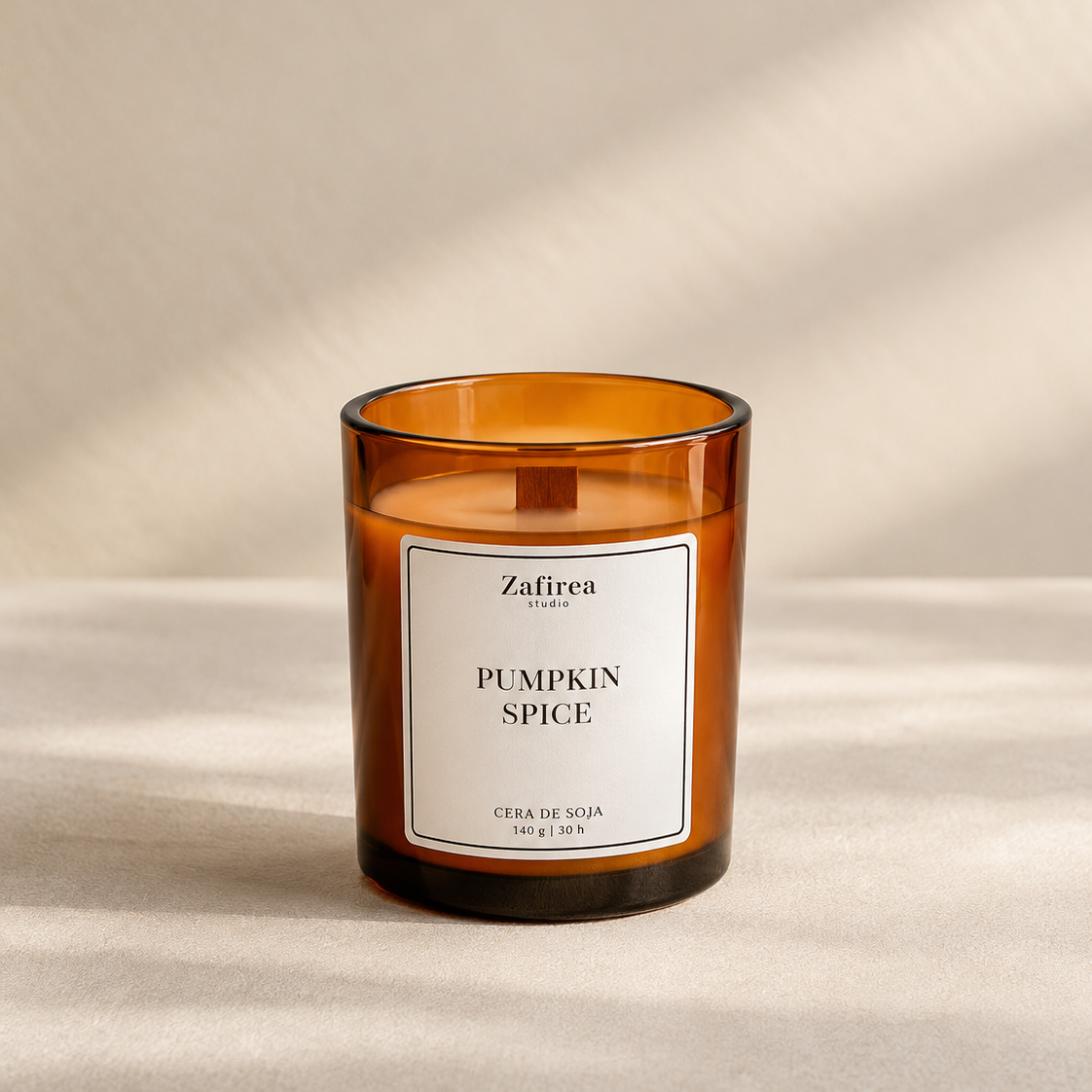 Vela aromática otoño ámbar 145 g