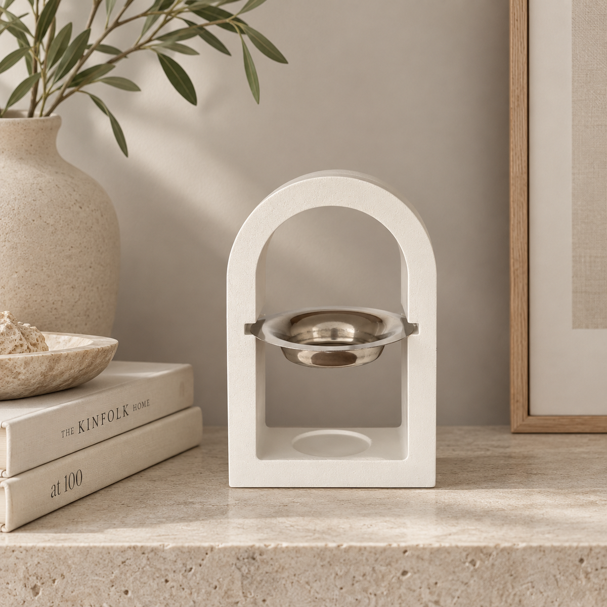 Quemador Artesanal Arco para Wax Melts