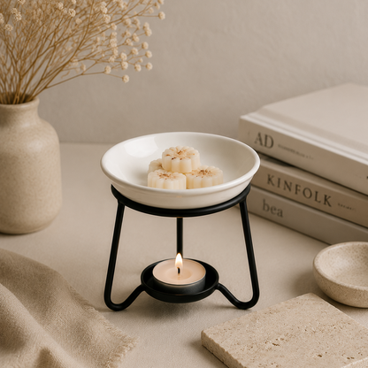 Quemador negro para wax melts