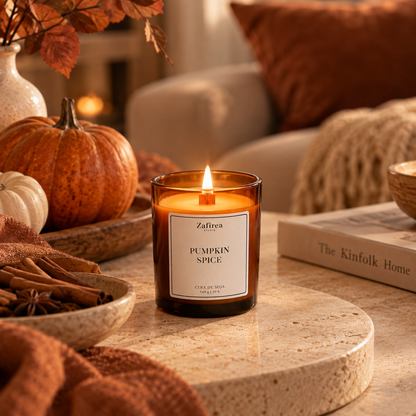 Vela aromática otoño ámbar 145 g